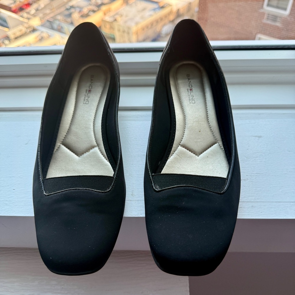 Bandolino Women’s Shoe Loafer 1 Inch Wedge Black Size 11